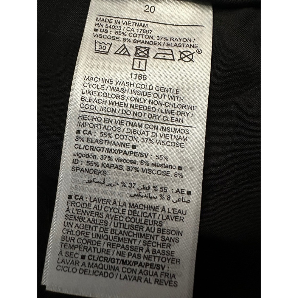 Old Navy High Rise Pixie Split Hem Black Pants Wo… - image 5